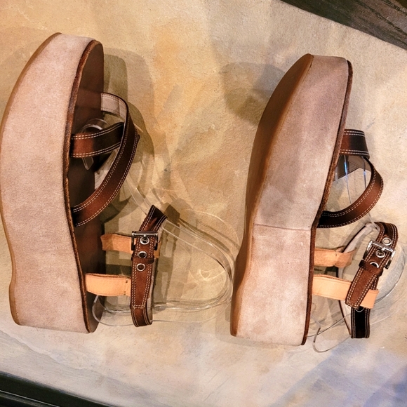 Prada Platform Sandles size 37.5 - Picture 6 of 10